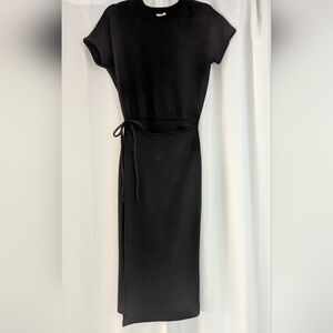 Spanx Black Air Essentials Tie Waist Dress